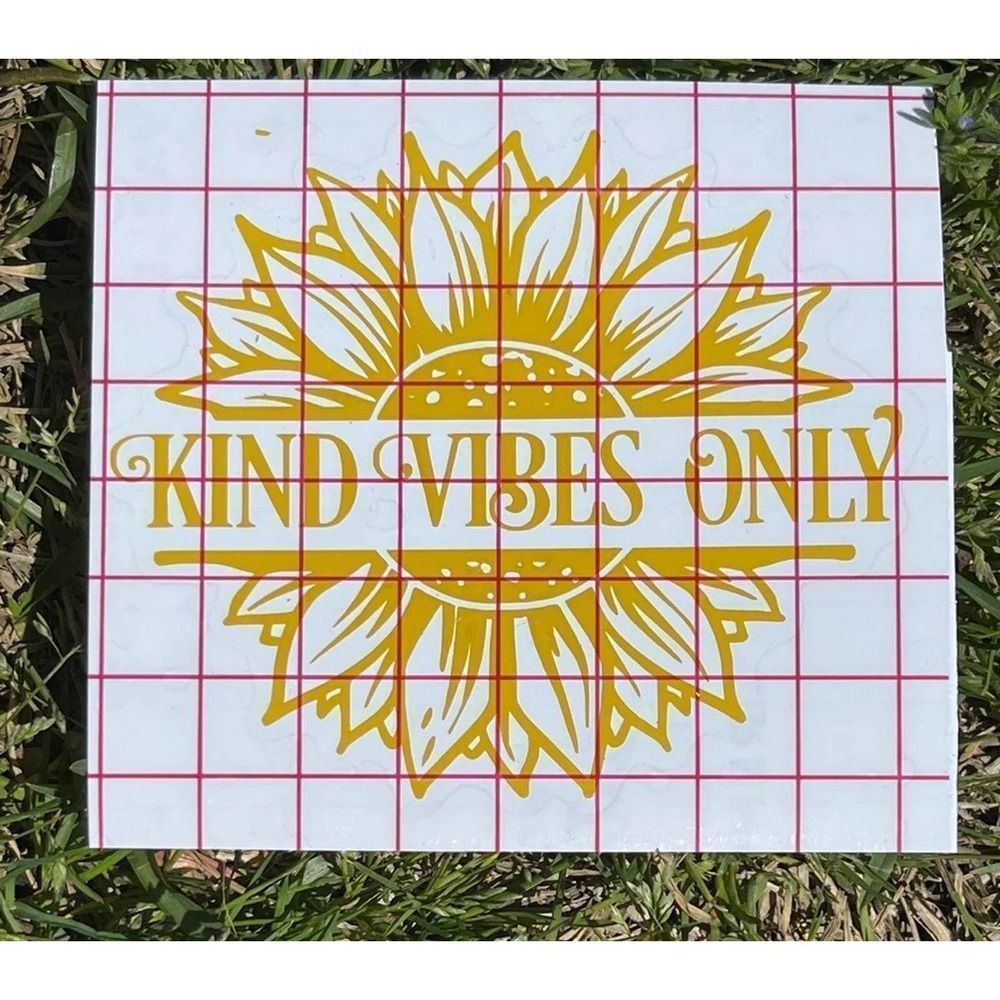 Kind Vibes Only Vinyl Decal